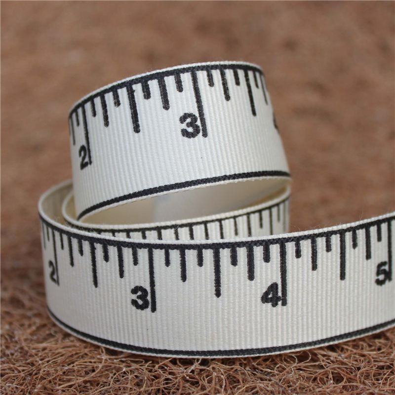 Tape Measure Ribbon Imperial Lt Cream