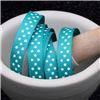 Order Grosgrain Ribbon - Swiss Dot Mallard/White