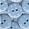 Order  Spotty Button - Lt Blue