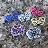 Order  Button - Assorted Colours Butterfly