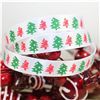 Order  Skinny Christmas Ribbon Dotty Trees - Green