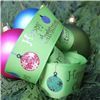 Order  Christmas Ribbon - Bauble Lime/Gold