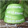 Order  Christmas Ribbon - Let it snow/Lime