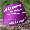 Order  Christmas Ribbon - Let it snow/Purple