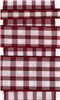 Order  Country Check - Burgundy/White