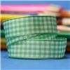 Order  15mm Gingham Ribbon - Lime