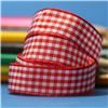 Order  15mm Gingham Ribbon - Red