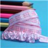 Order  12mm Gingham Ruffle Ribbon - Pink