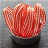 Order Mini Check Ribbon - Orange