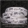 Order  Music Ribbon - 9mm Music Notes