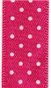 Order  15mm Micro Dot Ribbon - Shocking Pink