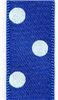 Order  15mm Polka Dot Ribbon - Dark Royal