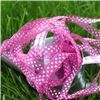 Order Organza Swiss Dot Ribbon - Garden Rose/White