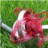 Order  Organza Swiss Dot Ribbon - Red/Black