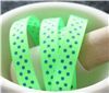 Order Grosgrain Ribbon - Swiss Dot Acid Green/Royal