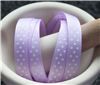 Order  Grosgrain Ribbon - Swiss Dot Lt Orchid White