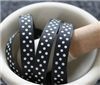 Order  Grosgrain Ribbon - Swiss Dot Black White