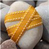 Order  Saddle Stitch Ribbon - Gold/White