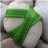 Order  Saddle Stitch Ribbon - Lime/Yellow
