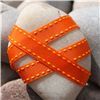 Order  Saddle Stitch Ribbon - Orange/Yellow