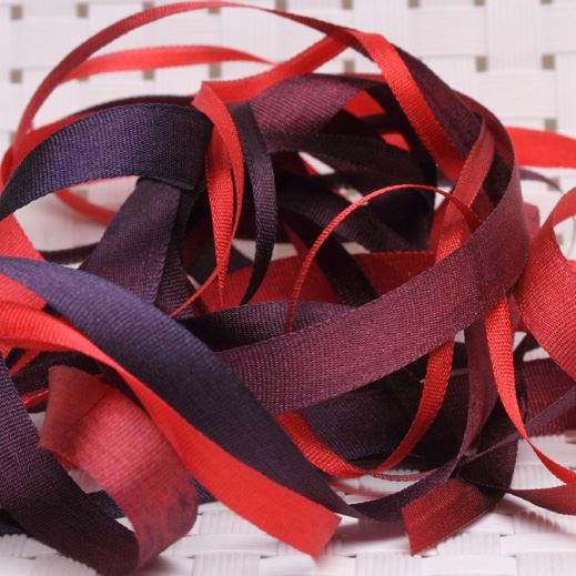 Hand Dyed Silk Ribbon