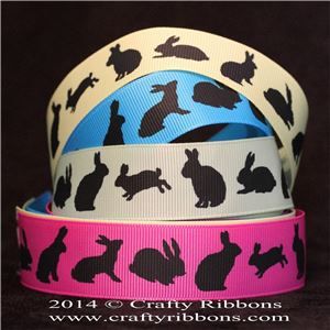Animal Silhouette Ribbons - Rabbits
