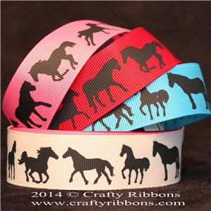 Animal Silhouette Ribbons - Horses