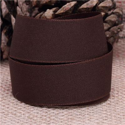 25mm Taffeta Brown