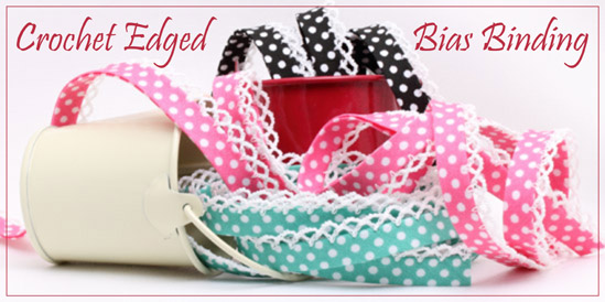 crochet edge bias binding