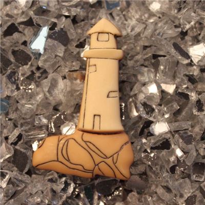 Button - lighthouse