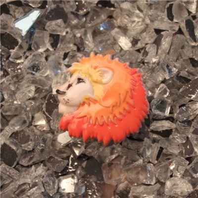 Button - Lion Head 