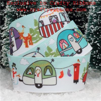 Winter Camping Ribbons - Caravan