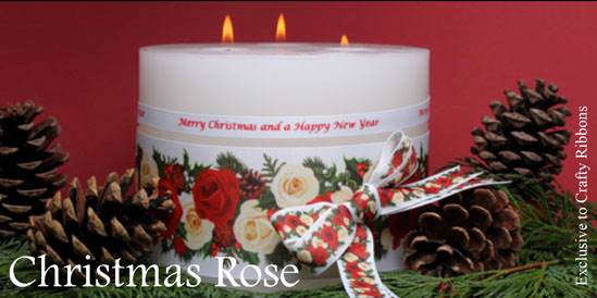 Christmas Rose ribbon