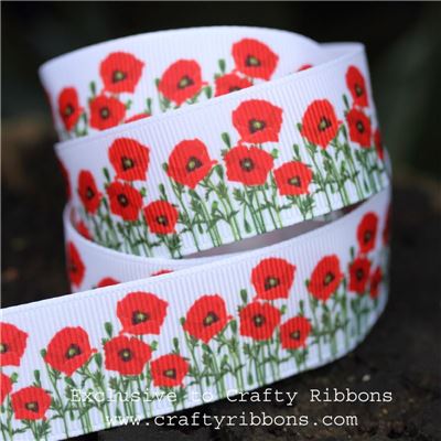 Spring Ribbons - Poppies