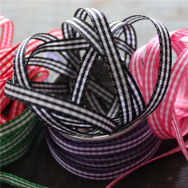 Gingham & Check Ribbon from the Crafty Ribbons shop
