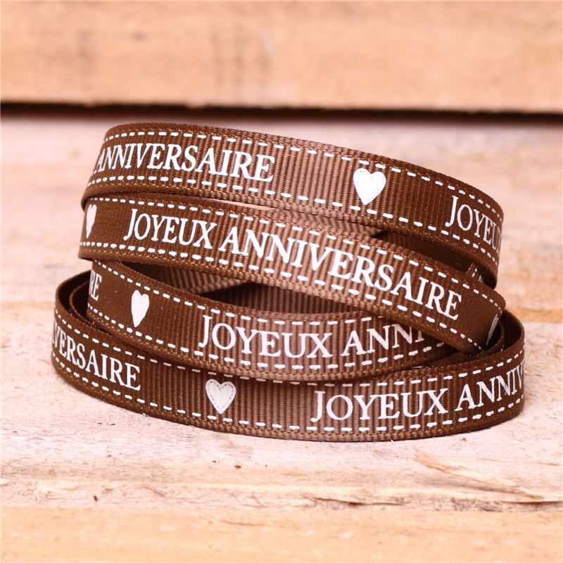 Joyeux Anniversaire Ribbon Turftan Joyeux Anniversaire Ribbon Turftan