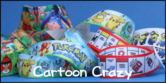 cartoon ribbon, minion ribbon, pepa pig ribbon Frozen ribbon