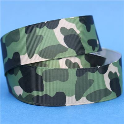 Camouflage Ribbon - Multi Green