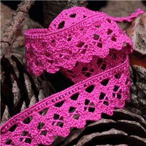 Clermont Cotton Lace - Shocking