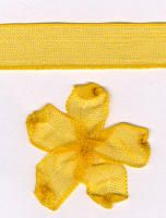 10mm Sheer Ribbon - Yellow