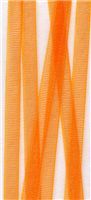 3mm Sheer Ribbon - Tangerine