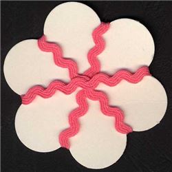 5mm Ric Rac Ribbon - Candy Pink