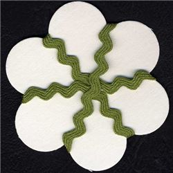 5mm Ric Rac Ribbon - Sage