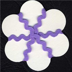 5mm Ric Rac Ribbon - Lilac