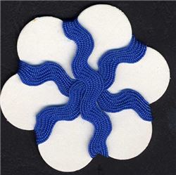 9mm Ric Rac Ribbon - Royal