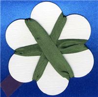 13mm Silk Ribbon - Bud Green