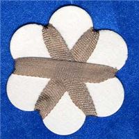 4mm Silk Ribbon - Ermine