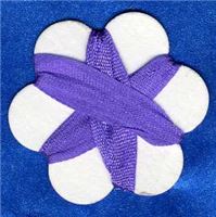 7mm Silk Ribbon - Delphinium