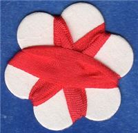 7mm Silk Ribbon - Red