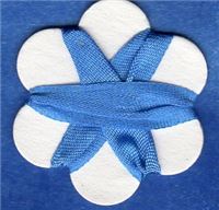 7mm Silk Ribbon - Electric Blue